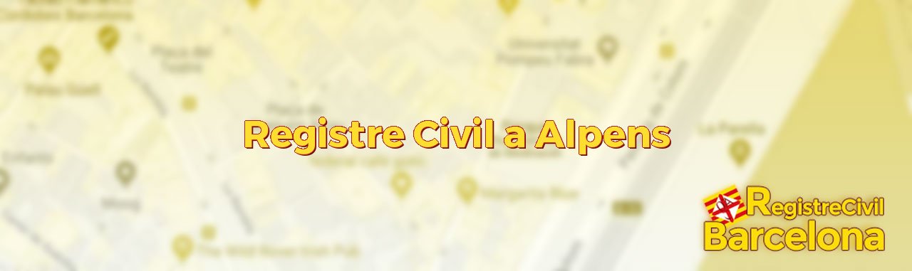 Registre Civil a Alpens