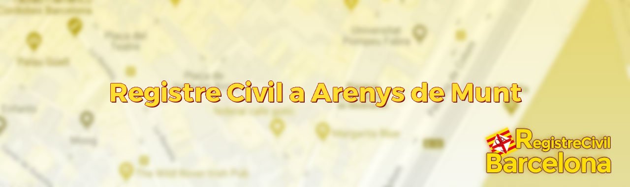 Registre Civil a Arenys de Munt