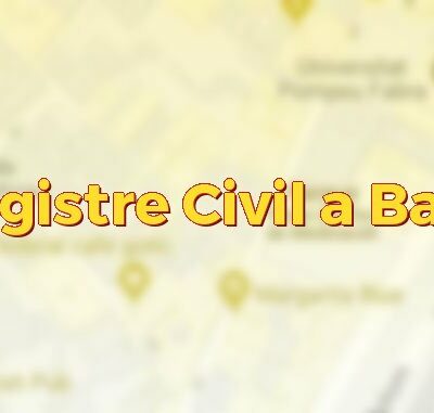 Registre Civil a Bagà