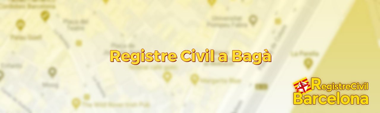 Registre Civil a Bagà