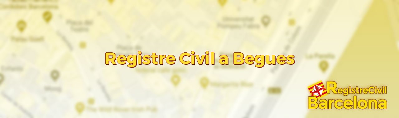 Registre Civil a Begues