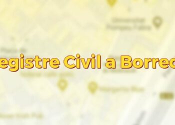 Registre Civil a Borredá