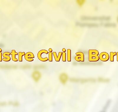 Registre Civil a Borredá