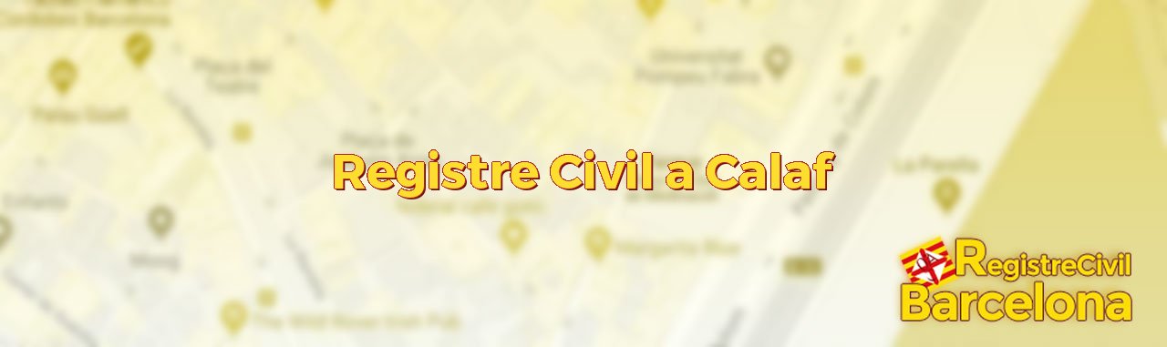 Registre Civil a Calaf