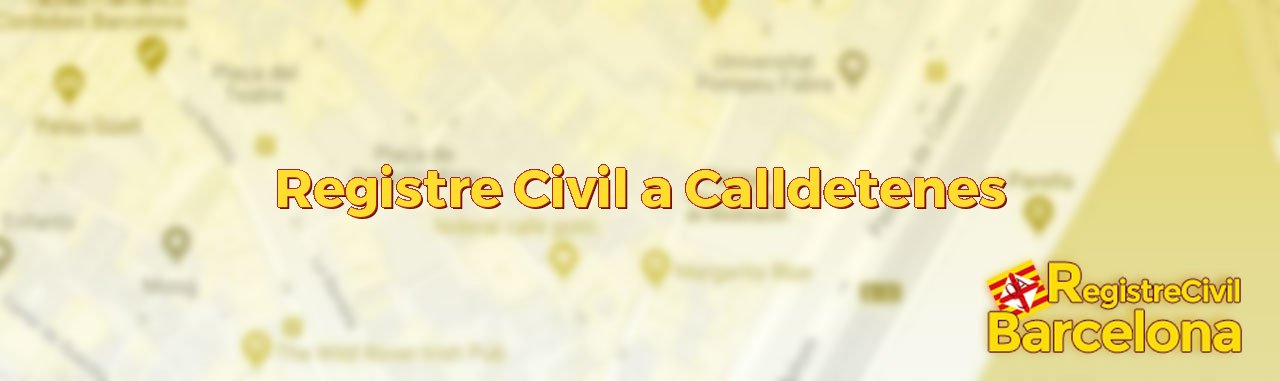 Registre Civil a Calldetenes