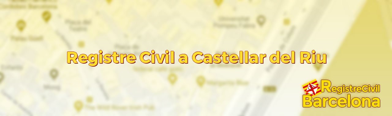 Registre Civil a Castellar del Riu