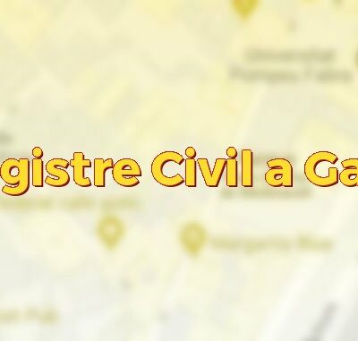 Registre Civil a Gavà
