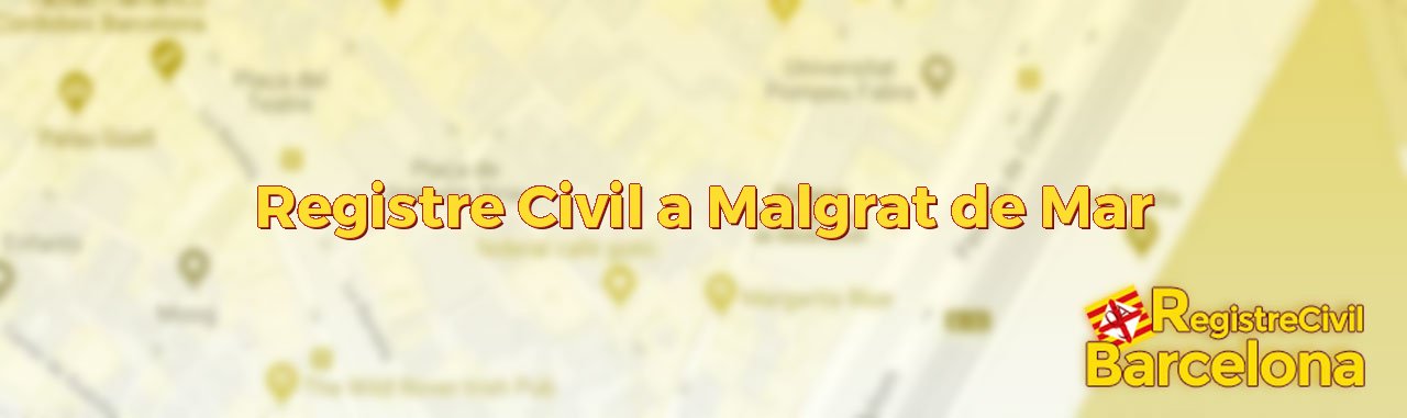 Registre Civil a Malgrat de Mar