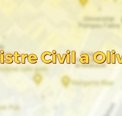 Registre Civil a Olivella