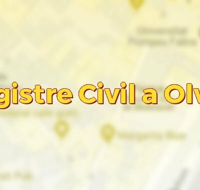 Registre Civil a Olván