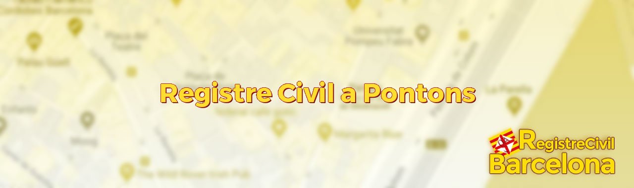 Registre Civil a Pontons