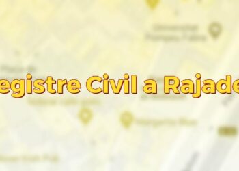 Registre Civil a Rajadell