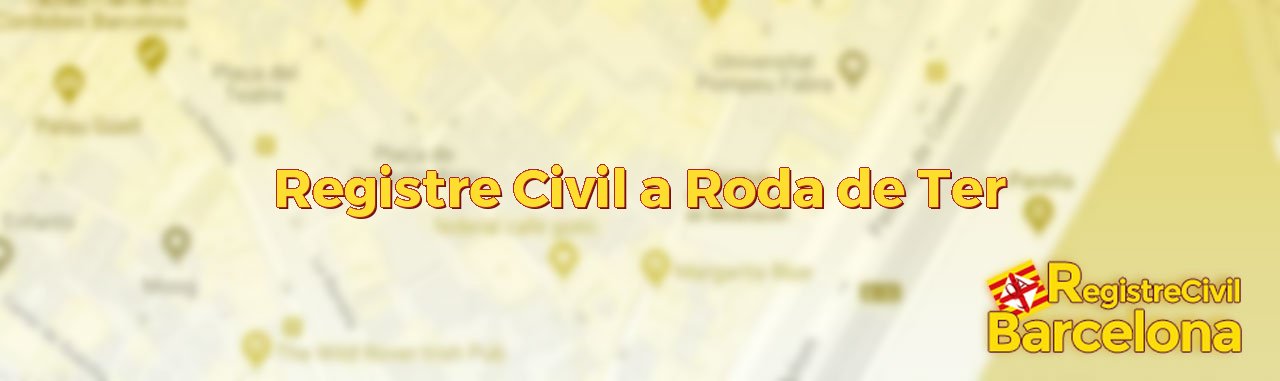 Registre Civil a Roda de Ter