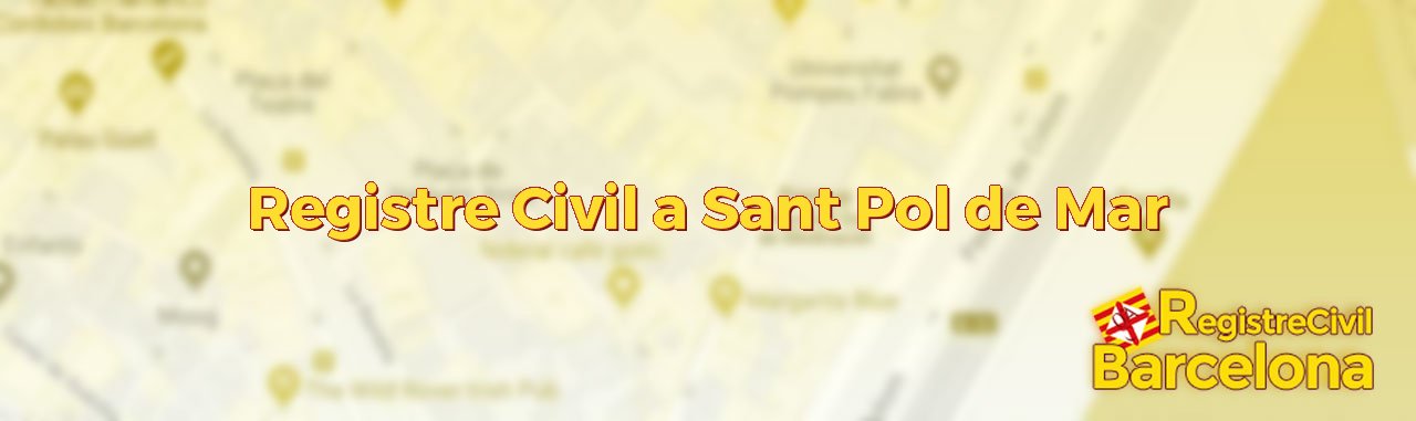 Registre Civil a Sant Pol de Mar