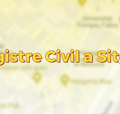 Registre Civil a Sitges