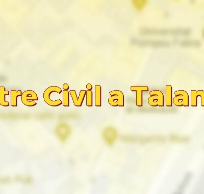 Registre Civil a Talamanca