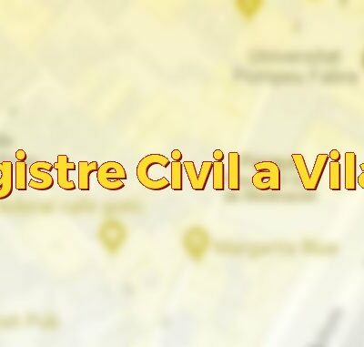 Registre Civil a Vilada